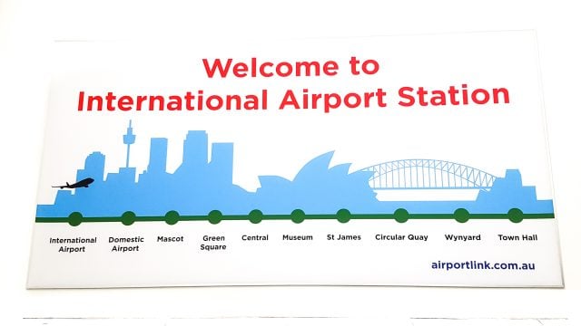 como llegar centro desde aeropuerto sydney australia