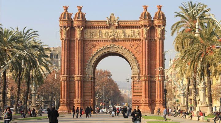 arco triunfo barcelona