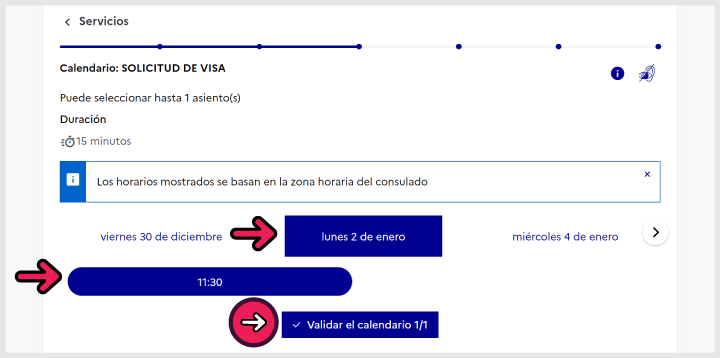 Calendario de turnos