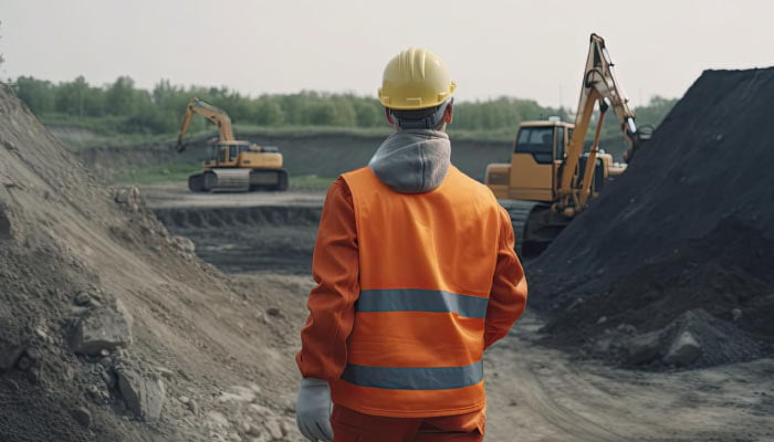 trabajador en una mina de Australia